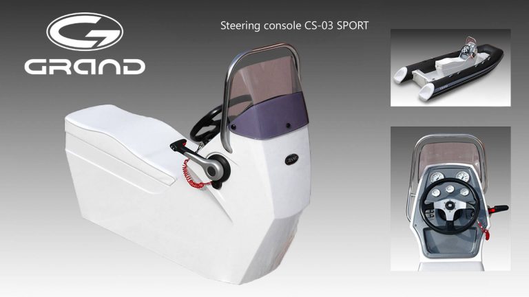 Konsola sterująca CS-03 z przednią szybą i poręczem